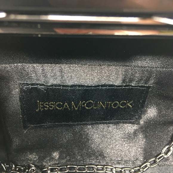 Jessica McClintock black beaded purse - Picture 3 of 3